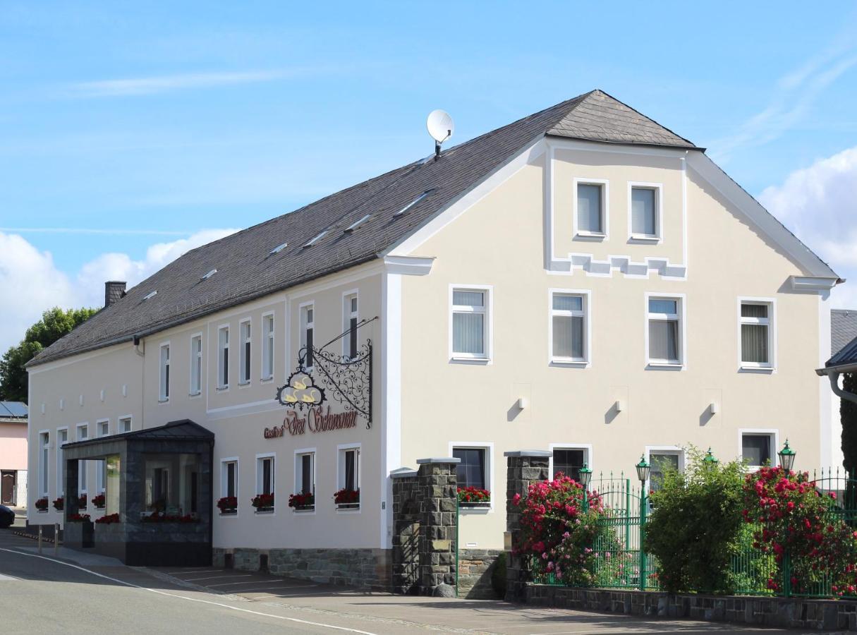 Gasthof Drei Schwanen Langenwetzendorf Exteriör bild